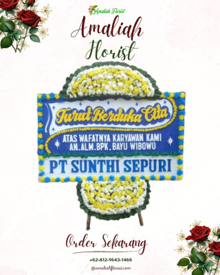 Papan Bunga Duka di Kwelemdua